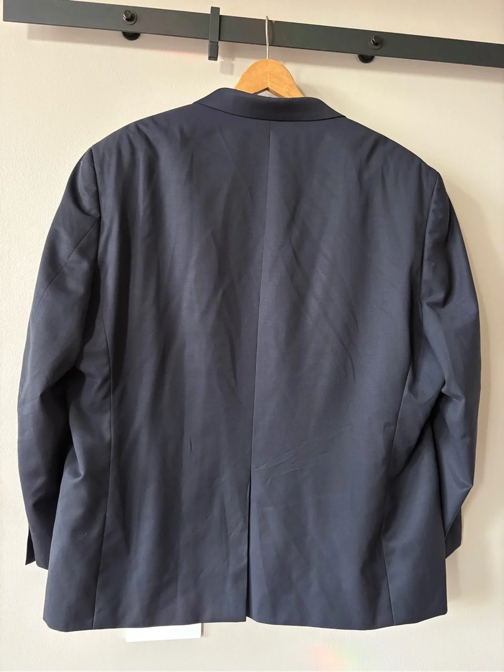 Lauren Ralph Lauren Blazer Mens 54R Navy 2-Button Wool Sport Coat Single Vent